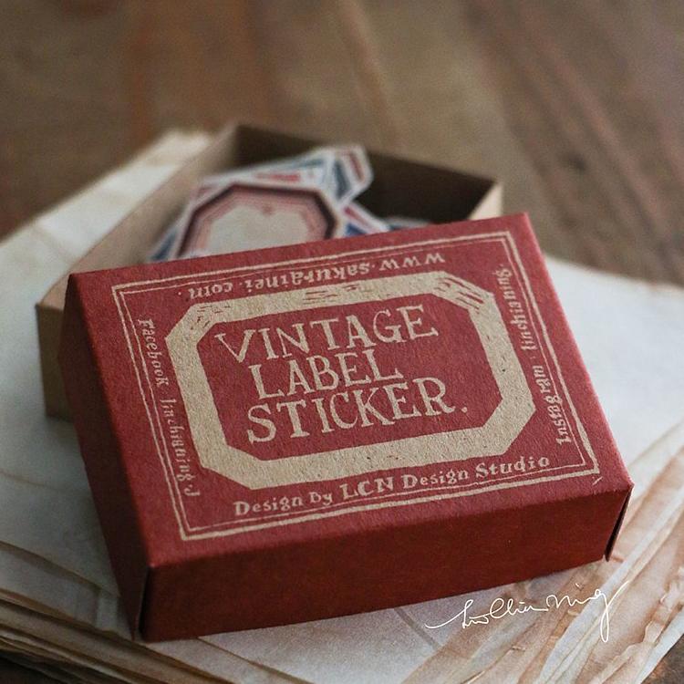 LCN Red&Blue Label Sticker Box
