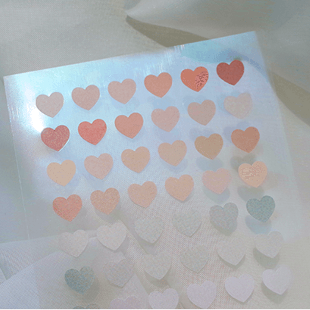 Suatelier Stickers - Geometric Plain XIV (Heart Series)
