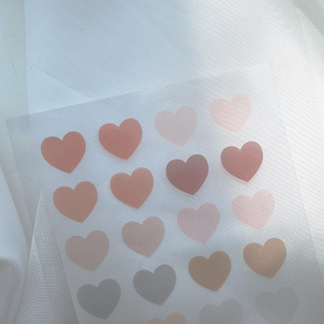 Suatelier Stickers - Geometric Plain XIV (Heart Series)