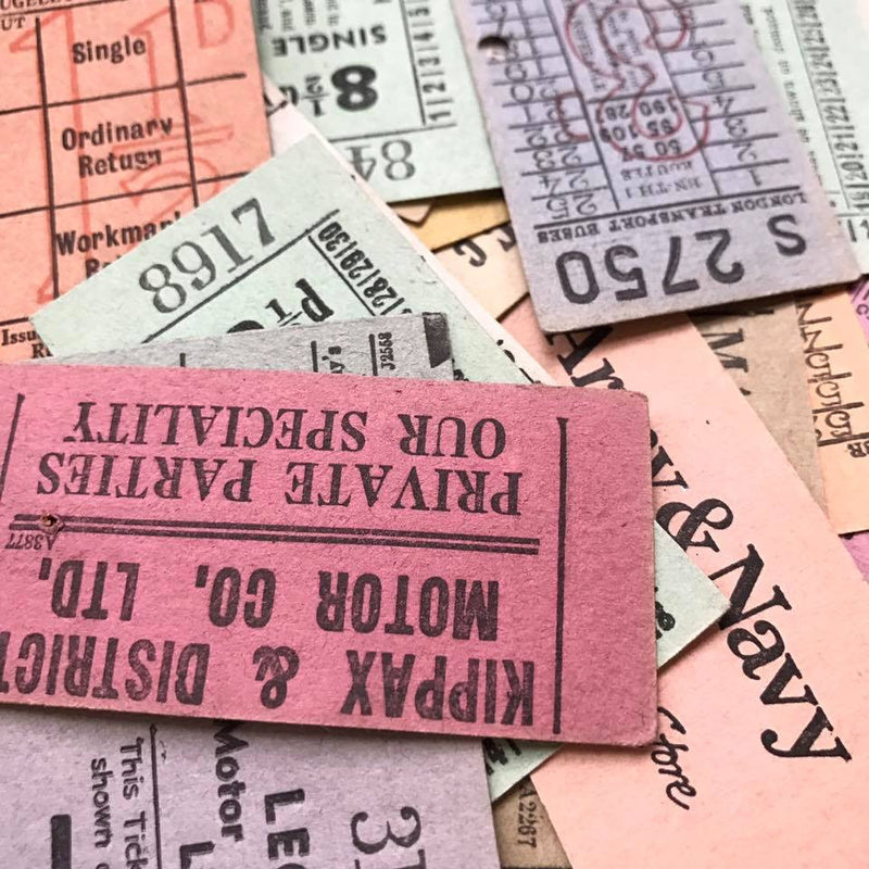 Vintage Setright Tickets (10pcs)