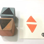 Cement Rubber Stamp - Shape Series