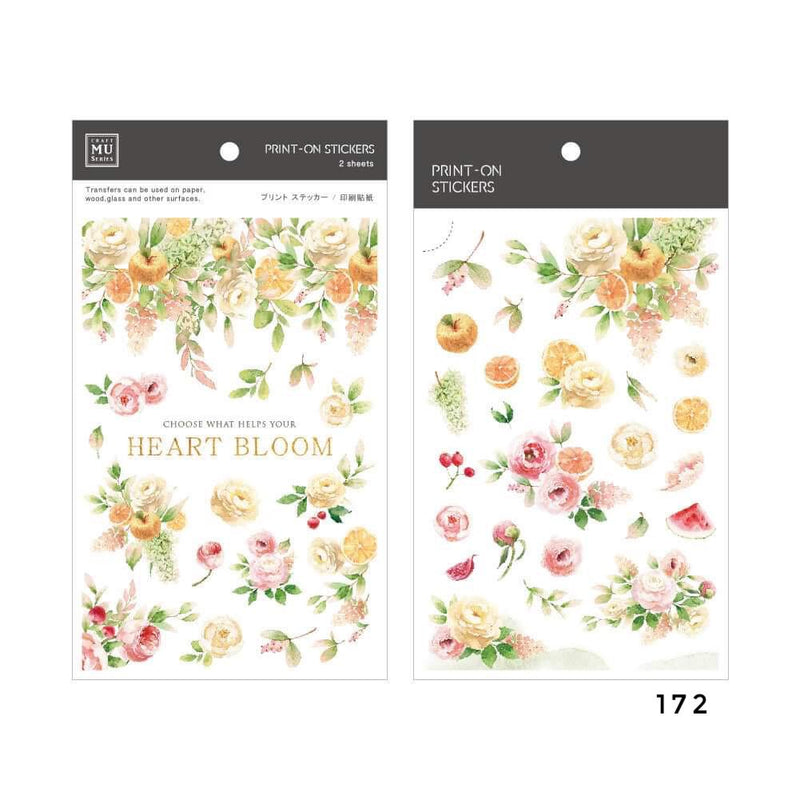 MU Print-On Sticker - Botanical Series XIII