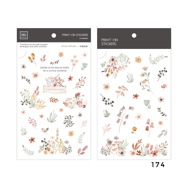 MU Print-On Sticker - Botanical Series XIV