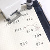 Shachihata Self-inking Auto Numbering Rubber Stamp