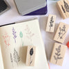 OHS Botanical Rubber Stamp Collection