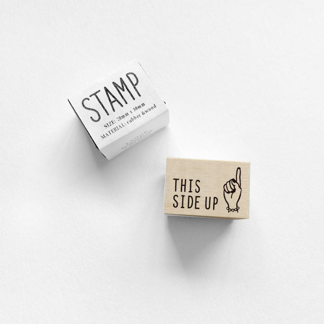 KNOOP Original Rubber Stamp - This Side Up