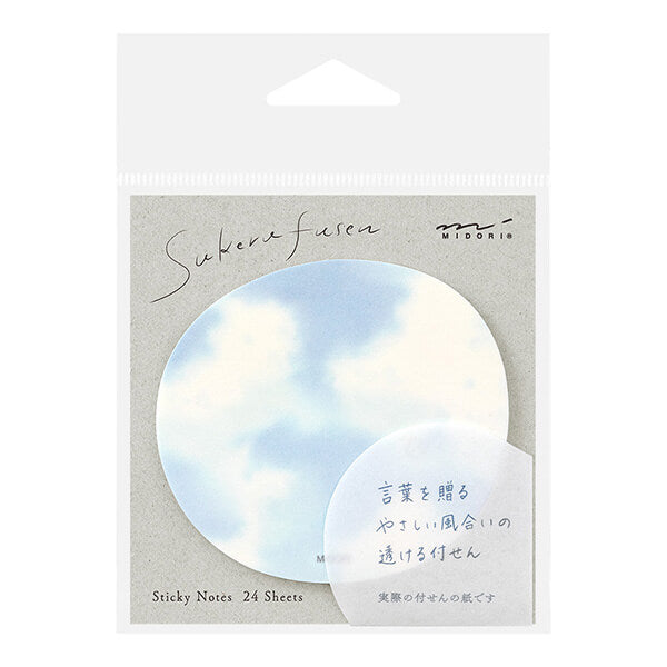 MD Translucent Sticky Note - Light Blue Sky