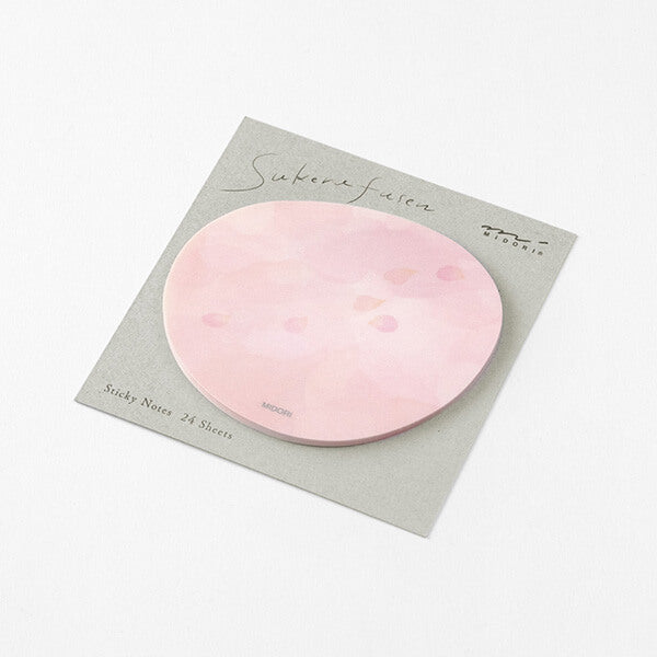 MD Translucent Sticky Note -  Pink Petals