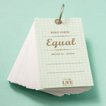 LIFE Equal Index Cards