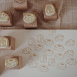 bighands handmade Rubber Stamp - Bread House