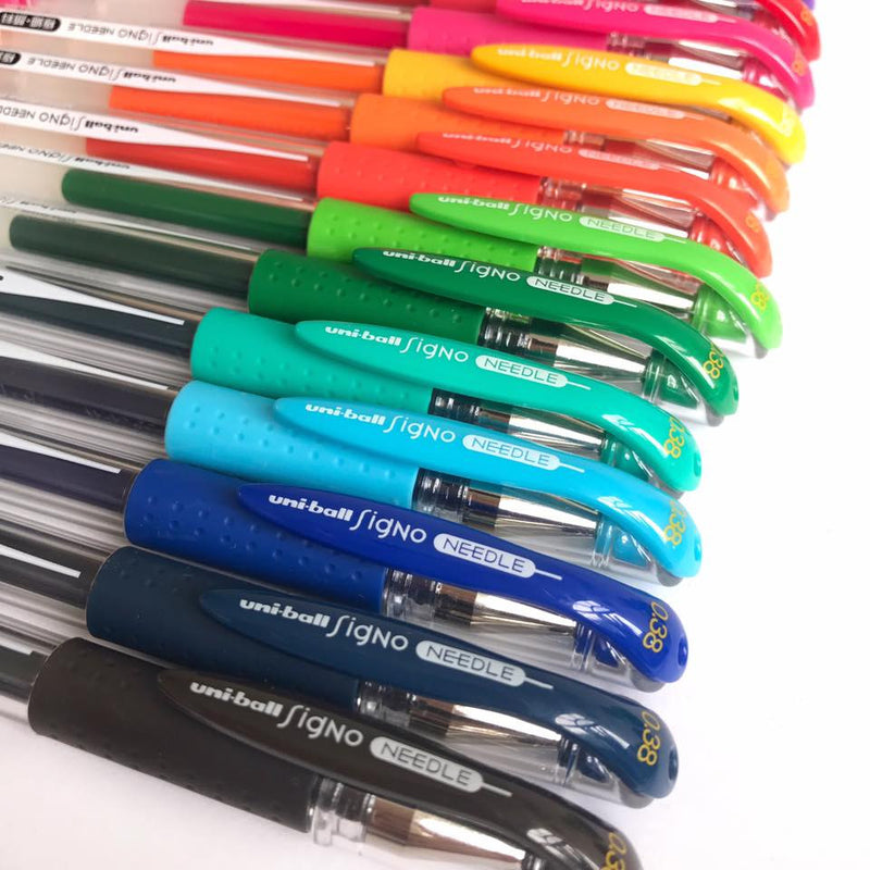Uni-ball Signo Needle Gel Pen (0.38 mm) – Sumthings of Mine