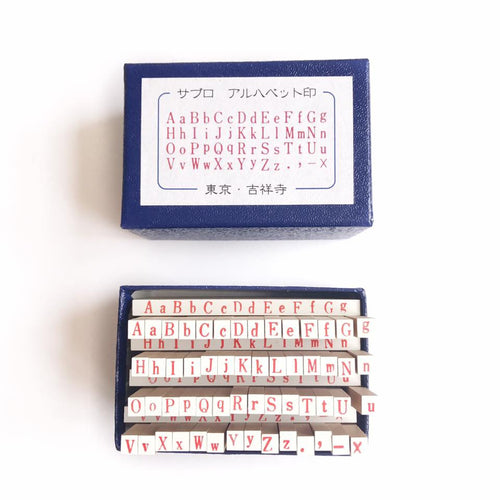 36 Sublo Upper + Lower Alphabet Letter Stamp Set