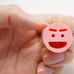 Face Emoji Flexible Rubber Stamp
