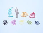 36 Sublo Pastry Shop Rubber Stamps