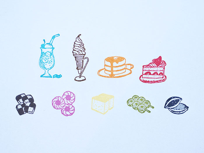 36 Sublo Pastry Shop Rubber Stamps