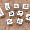 36 Sublo Pastry Shop Rubber Stamps