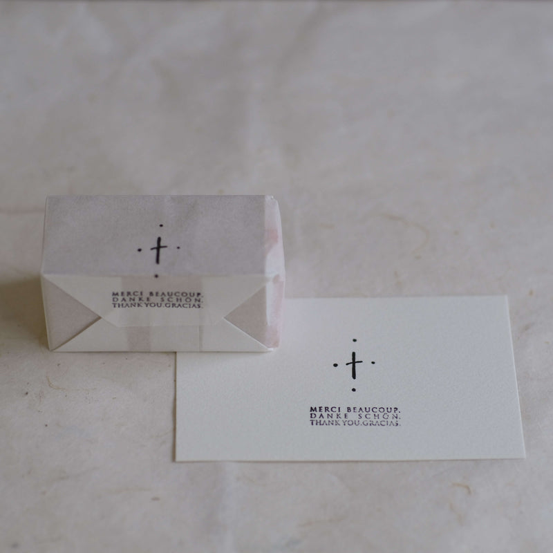 hase rubber stamp - Cross