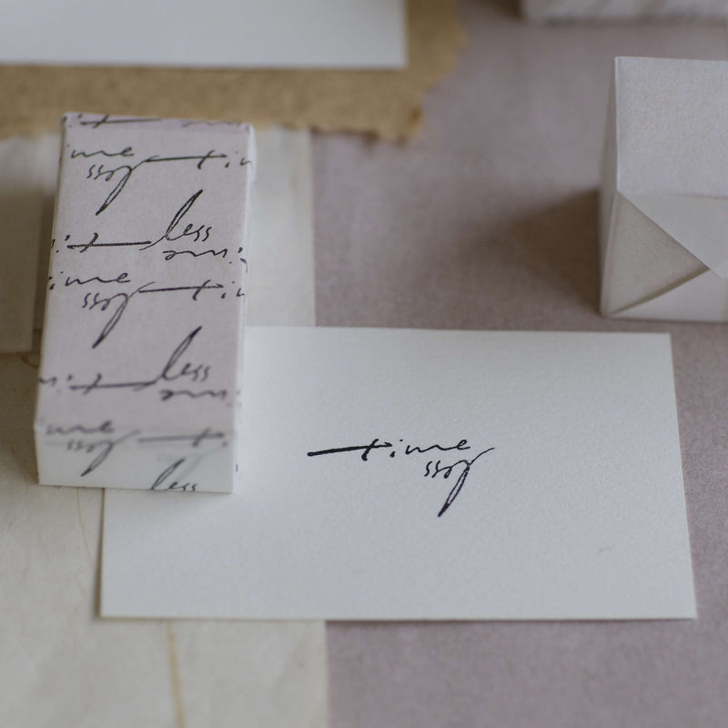 hase rubber stamp - Timeless