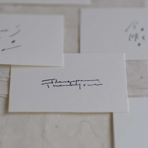 hase rubber stamp - Thank you