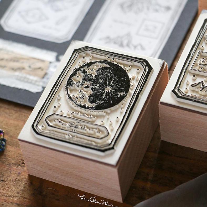 LCN Specimen Labels Rubber Stamps Set