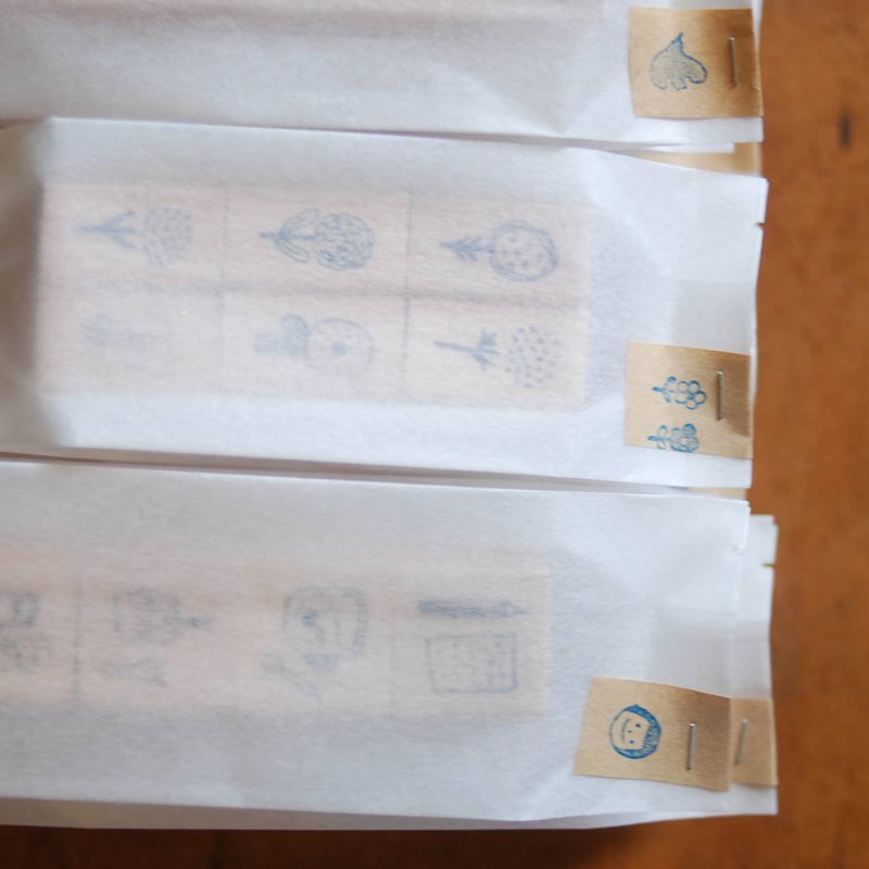 evakaku Rubber Stamp Set - Flora