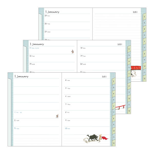 MD Pocket Diary 2021 - Vehicle (A6/Weekly Horizontal)