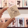 LDV Rubber Stamp: Reading Room Girl
