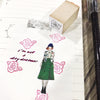 Mizushima Comic Book Rubber Stamp