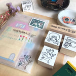 KNOOP Original Rubber Stamp - Please deliver to