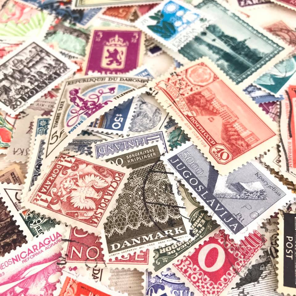 Vintage Postage Stamps (25pcs) – Sumthings of Mine