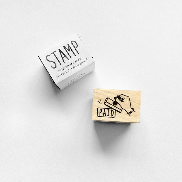 KNOOP Original Rubber Stamp - Paid