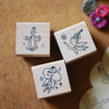evakaku Rubber Stamps Set - Flower Fairy B