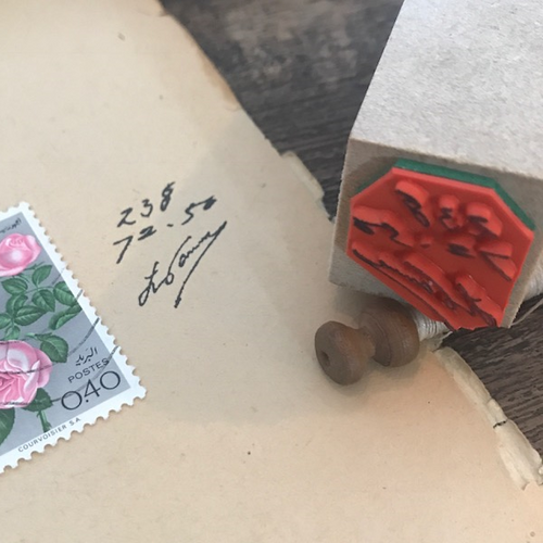 LampxPaperi Handwriting Price Rubber Stamp