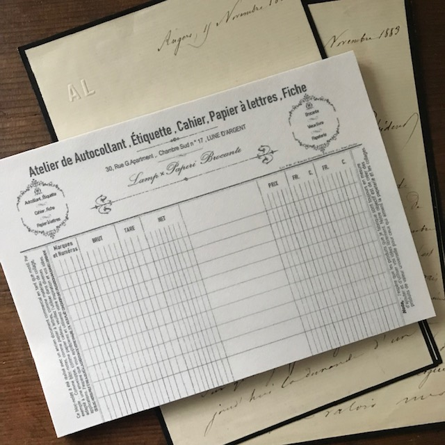 LampxPaperi Vintage Voucher Notepad