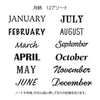MD Paintable Rotary Stamp - 12 months