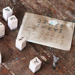 Chamil Garden 5th Anniversary Rubber Stamp Set - Number