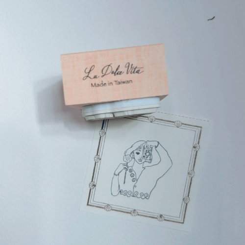 LDV Rubber Stamp: Photography Girl