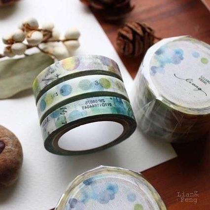 Liang Feng 8mm Washi Tape Set - Multi