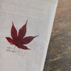 Pressed Flower Print-on Sticker: Maple Leaves