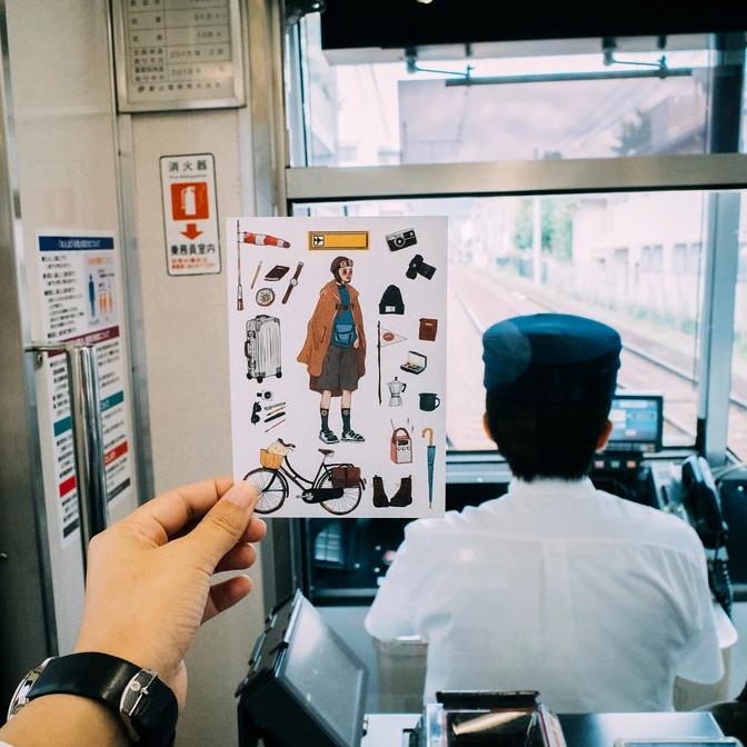 LDV Postcards: Bon Voyage