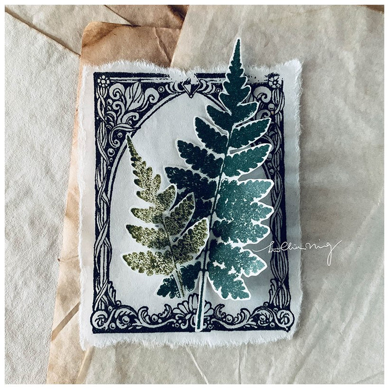 LCN Rubber Stamp Set - Fern Specimen