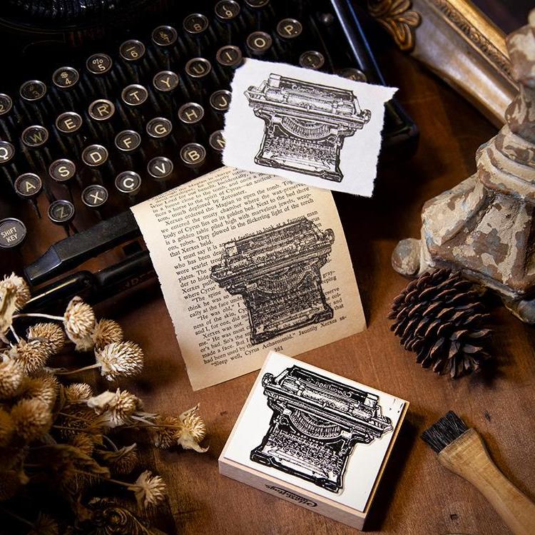 Antique Company Rubber Stamp Series - Typewriter