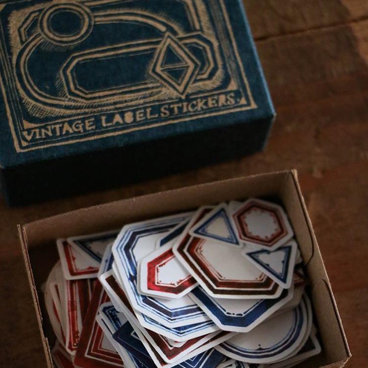 LCN Red&Blue Label Sticker Box