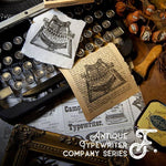 Antique Company Rubber Stamp Series - Typewriter