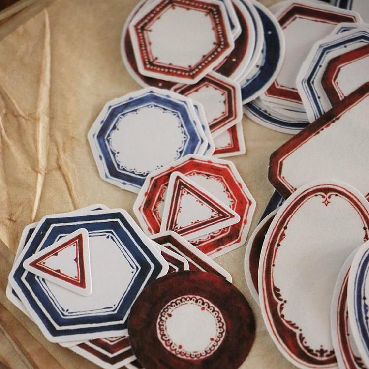 LCN Red&Blue Label Sticker Box