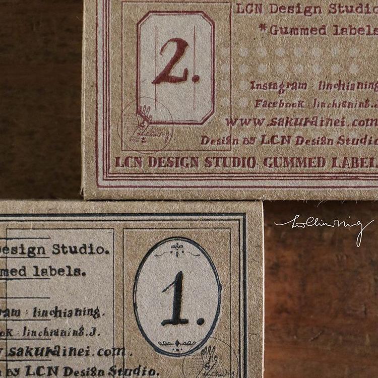 LCN Gummed Label Box - Specimen Labels