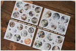 LCN Planet & Moon Washi Stickers