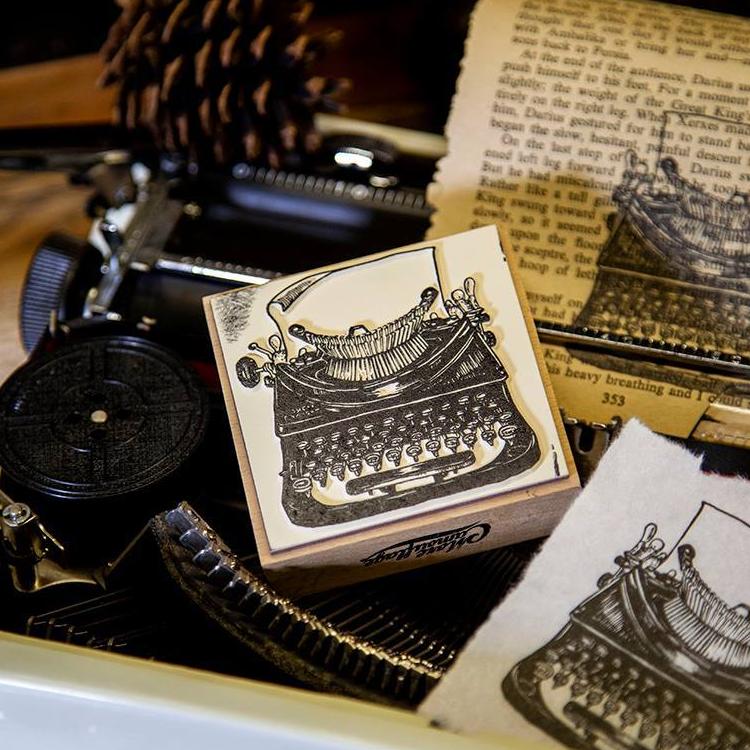 Antique Company Rubber Stamp Series - Typewriter