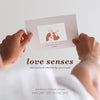 "Love Senses" Clear Film Postcards