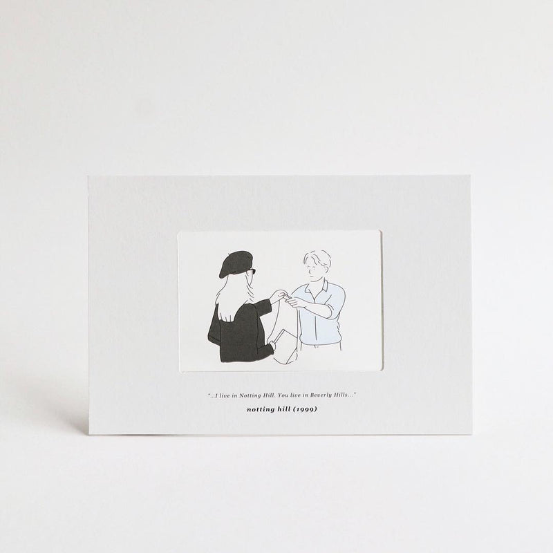 "Love Senses" Clear Film Postcards